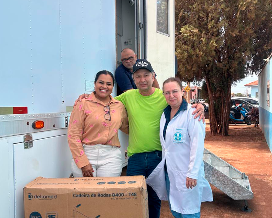 Sidrolândia recebe Oficina Ortopédica Itinerante com avaliações e entrega de equipamentos