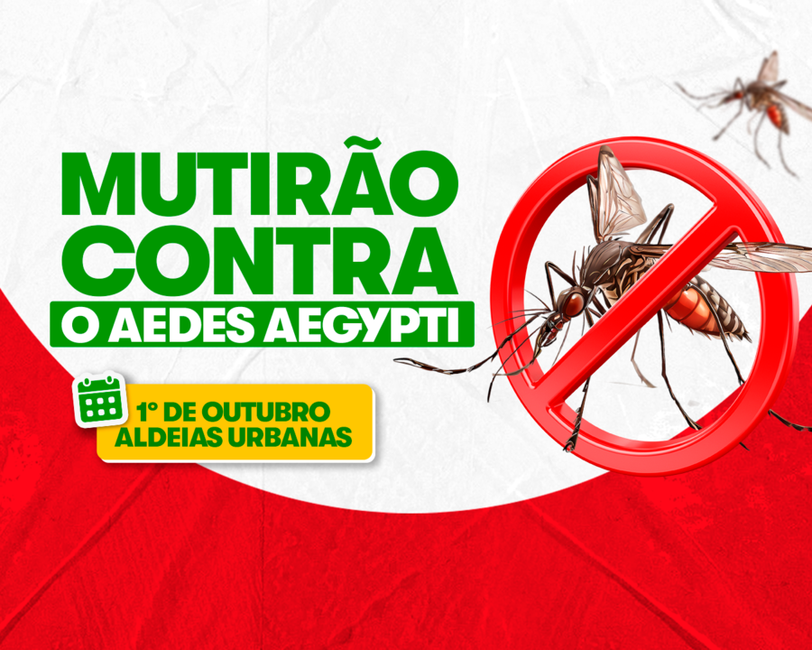 Mutirão de enfrentamento às arboviroses será realizado nas Aldeias Urbanas de Sidrolândia
