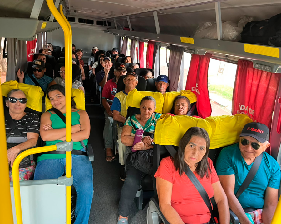Pacientes de Sidrolândia viajam a Coxim para cirurgias de catarata pelo projeto MS Saúde