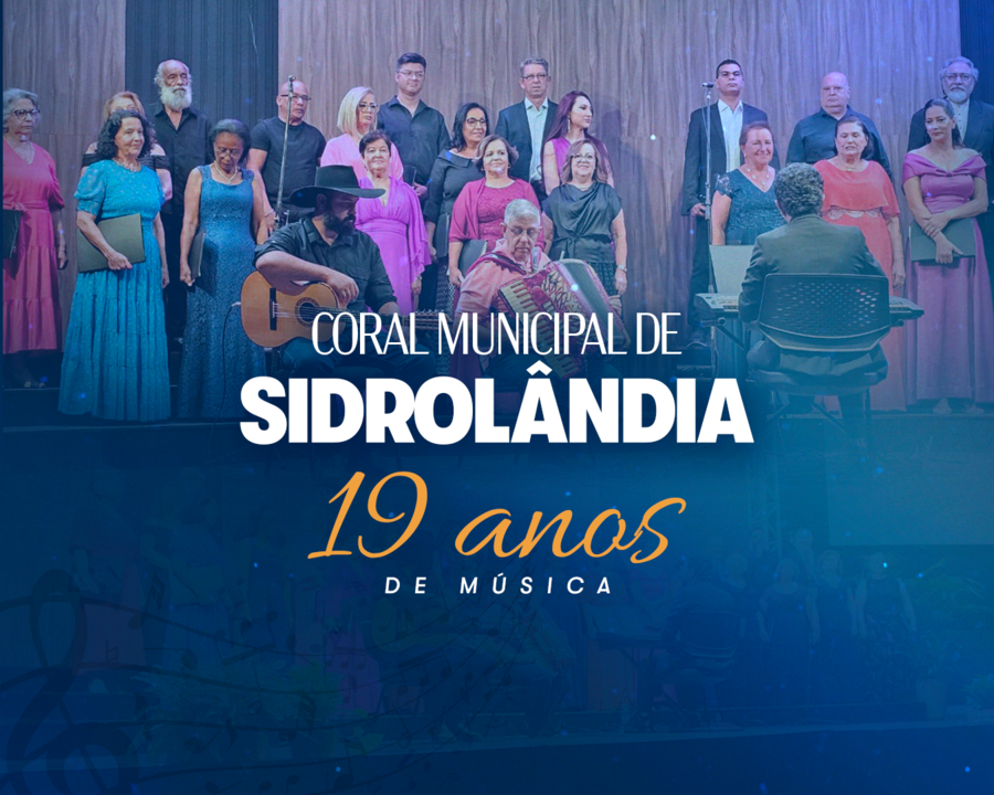  Há 19 anos, Coral Municipal de Sidrolândia reúne vozes e histórias por meio da música