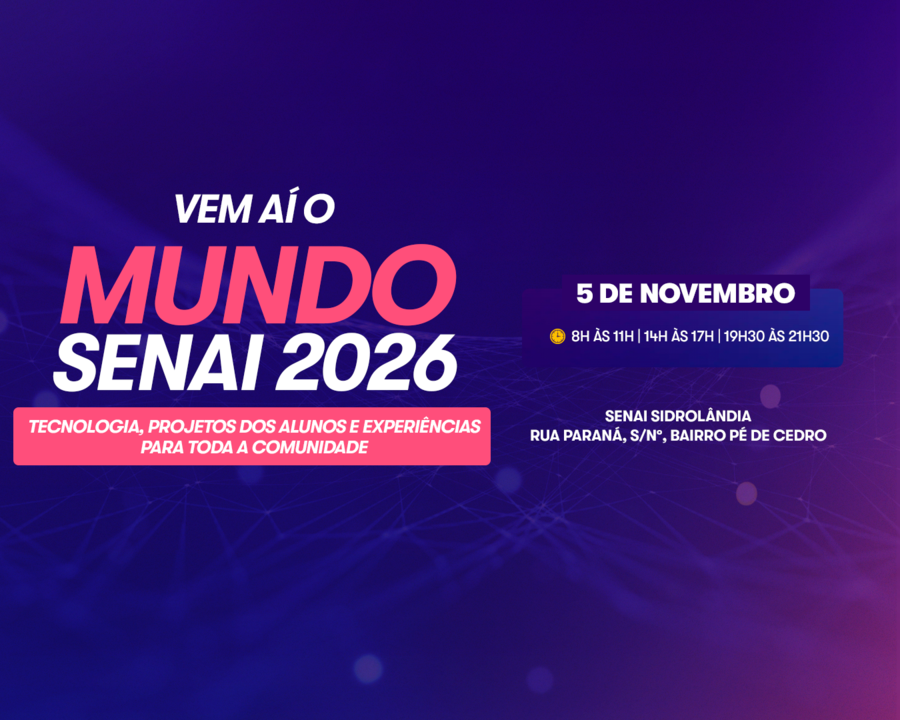 De robôs à carreta de solda: Mundo SENAI apresenta tecnologias e profissões em Sidrolândia