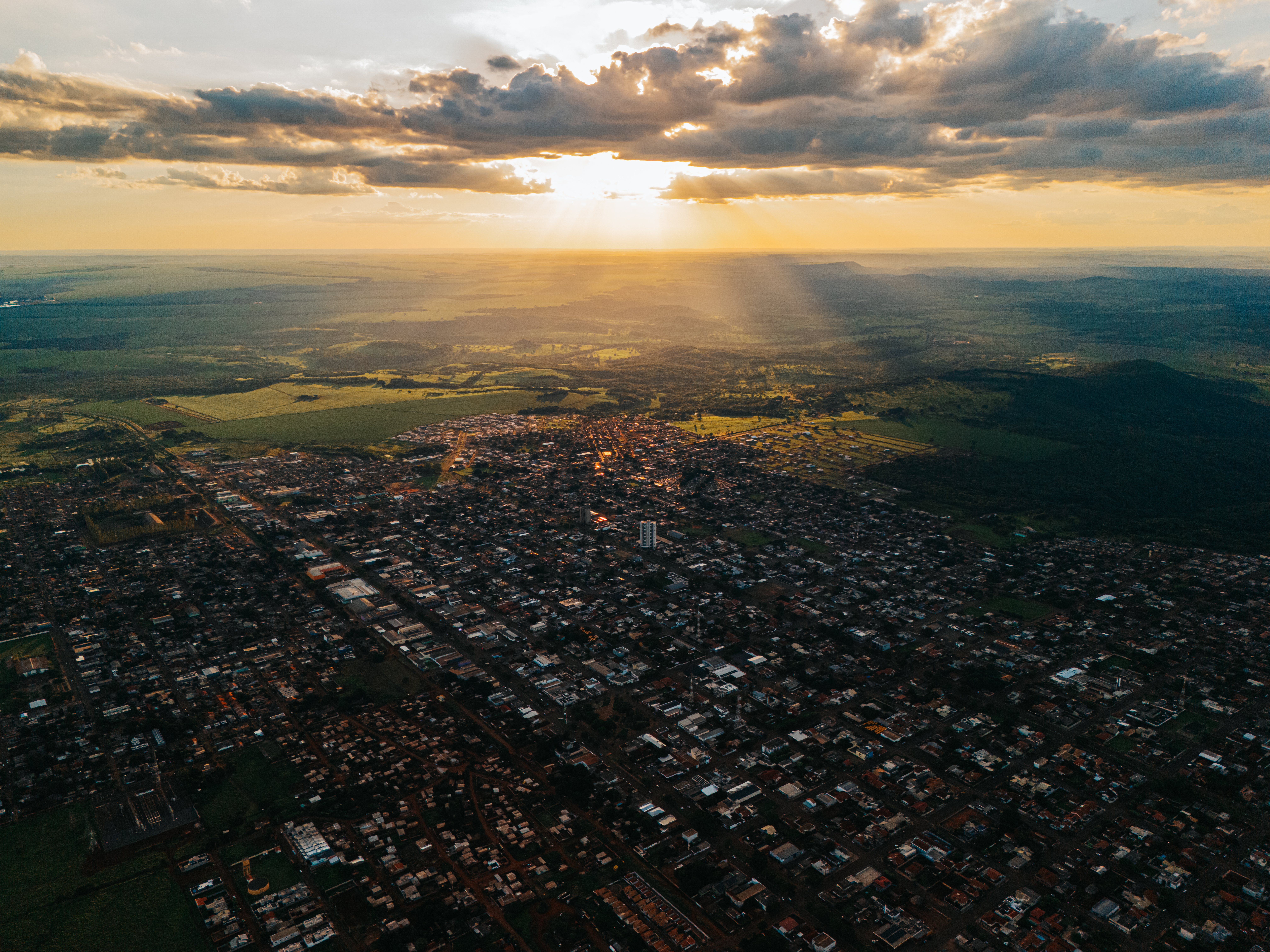 Visao aerea cidade